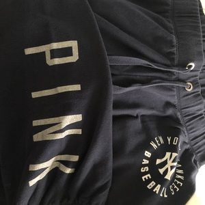 Pink 3/4 length sweatpants